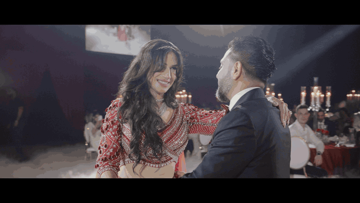 Ricky and Munpreet reception highlight moment